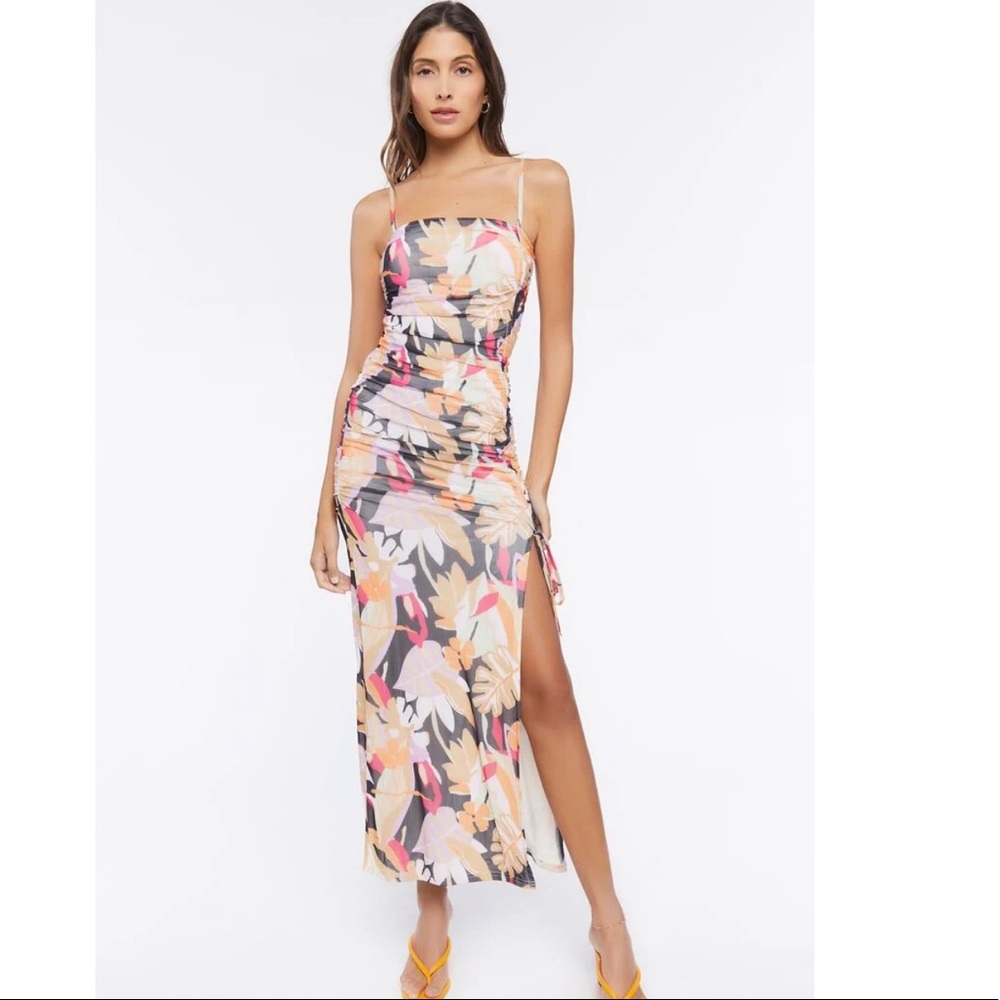 Floral Bodycon Maxi